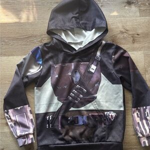 Mandalorian hoodie.  Cosplay/ Halloween.  Wore once. Like new condition.